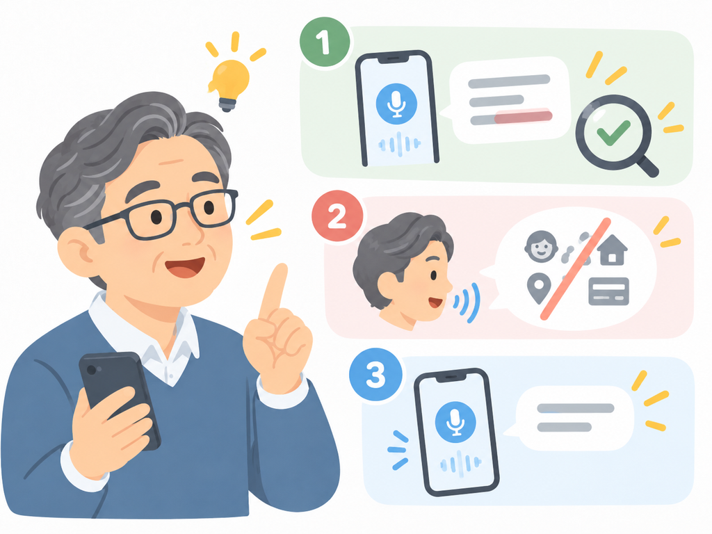 ChatGPT音声入力を安全に使うための注意点