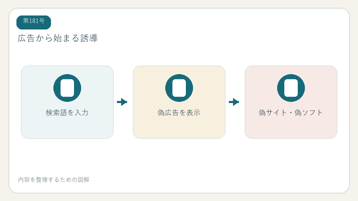 広告から始まる誘導