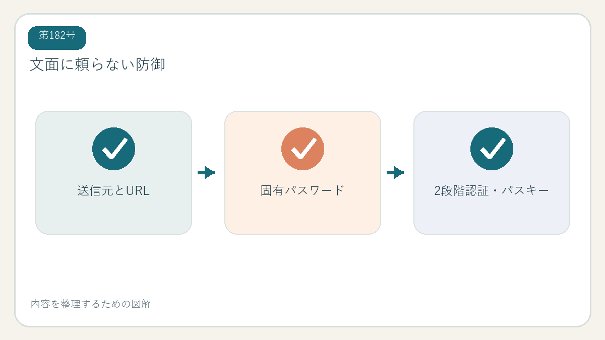 文面に頼らない防御