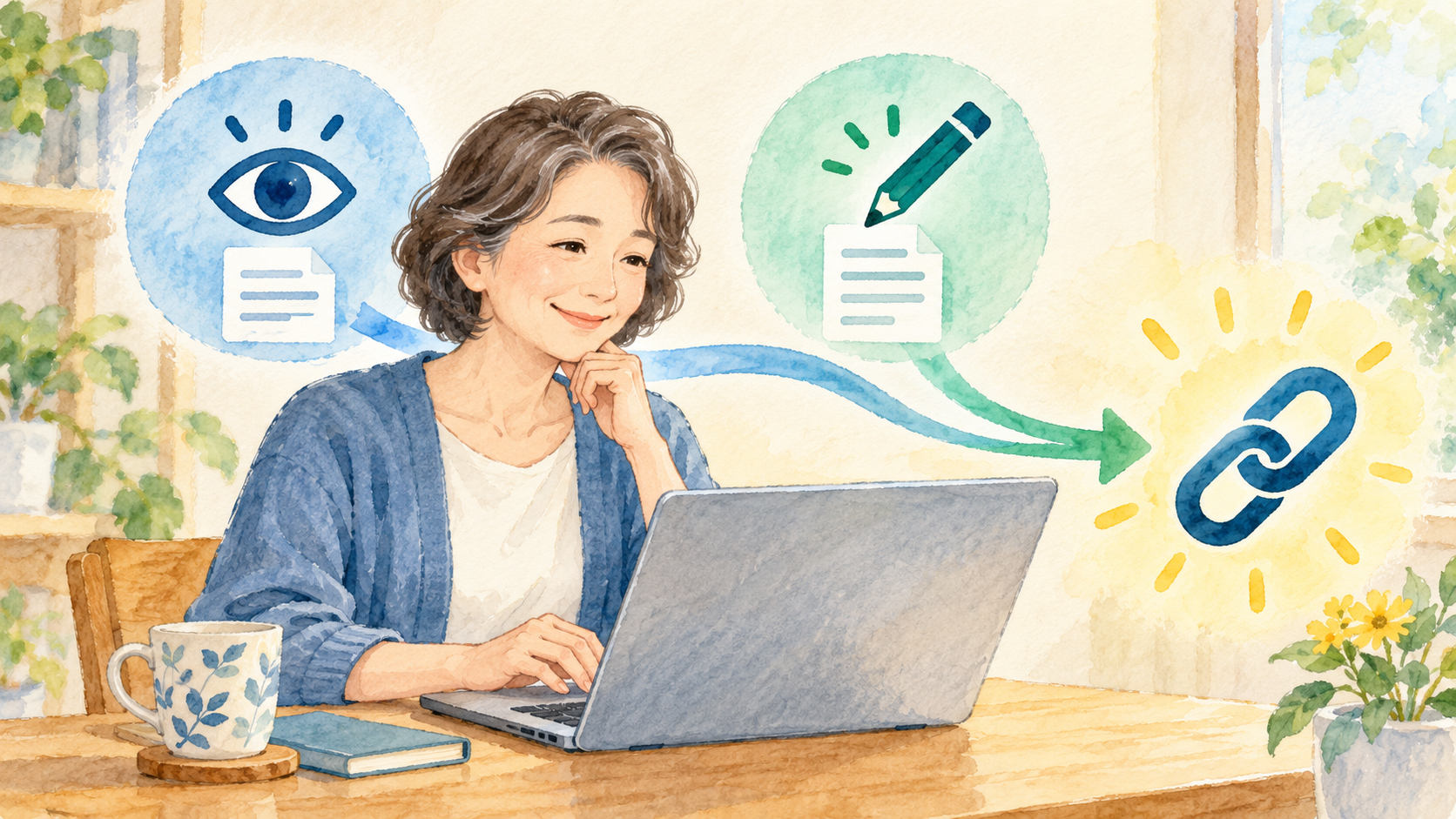 OneDriveでファイルを共有する方法｜閲覧・編集の権限とリンク解除：閲覧と編集を選んでリンクを作成のイメージ
