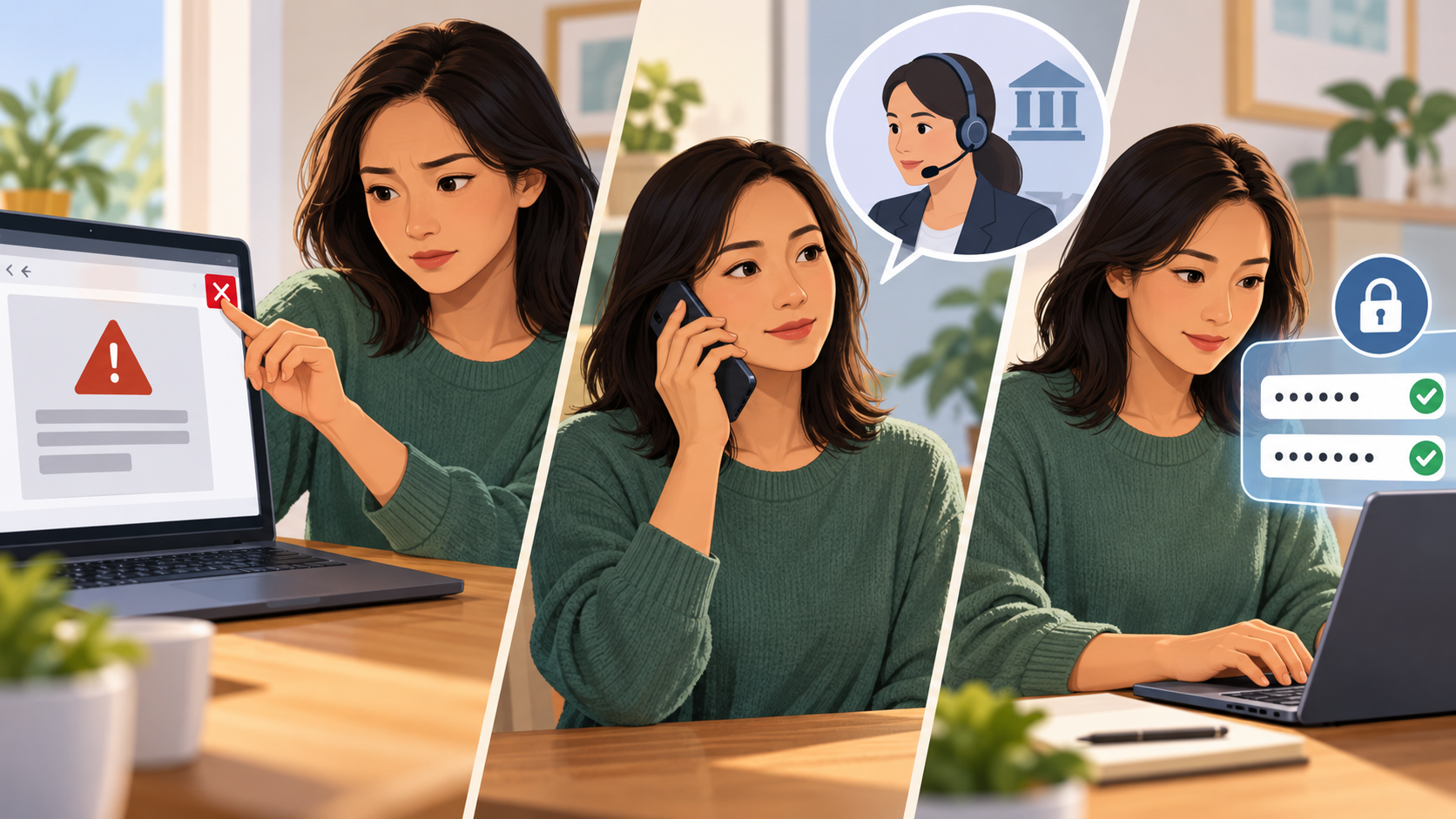 Windows設定とブラウザー設定を区別する